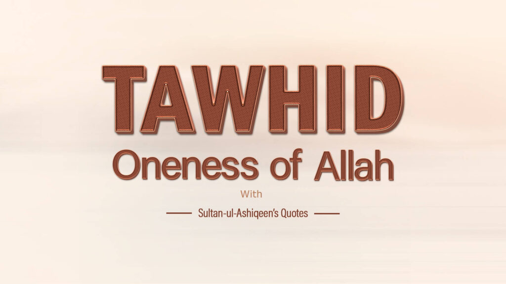 Oneness of Allah Sultan-ul-Ashiqeen's Quotes